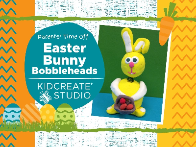 Kidcreate Studio - Woodbury. Easter Bunny Bobbleheads (5-12 Years)